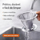 Filtro de Café Reutilizável em Aço Inox 103 sem Papel