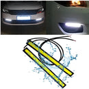 Barra LED DRL 17 cm 6000K 12V Impermeável – Luz Diurna Universal para Carros (Par)