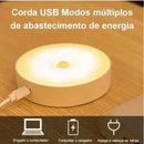 Luminária LED Inteligente com Sensor de Movimento – Recarregável USB e Sem Fio