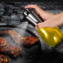 Azeiteira Spray de Vidro 200ml com Tampa Inox para Azeite e Vinagre
