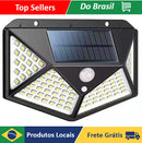 Luminária Solar LED com Sensor de Movimento e 3 Modos de Iluminação