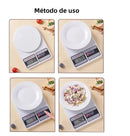 Balança Digital de Precisão para Cozinha 10kg com Alta Precisão