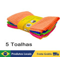 Kit 5 Panos de Microfibra Automotiva 30x30 cm – Flanela para Limpeza e Polimento