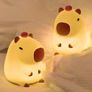 Abajur Capivara LED a Pilha – Luminária Decorativa Infantil para Quarto