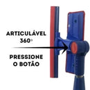 Kit Mop Mágico 2 em 1 com Esponja e Cabo Extensível Multiuso para Limpeza
