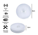 Luminária LED Inteligente com Sensor de Movimento – Recarregável USB e Sem Fio