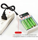Carregador de Pilhas AA e AAA Ni-MH Ni-CD 2 ou 4 Slots Bivolt 110V 220V