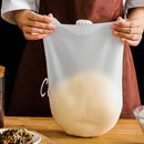 Saco de Silicone para Misturar e Sovar Massa – Misturador Mágico para Pães, Pizzas e Confeitaria