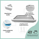 Placa para Sorvete na Chapa Gelada – Máquina Manual para Sorvete Frito, Frozen Yogurt e Rolinhos de Sorvete DIY