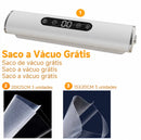 Feche Seus Alimentos como Profissional: Seladora a Vácuo para Cozinha (para Sacos Plásticos e Alimentos) — Mais Frescor por Mais Tempo| TAVARES HOME