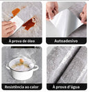 Transforme Sua Cozinha em Minutos com Papel de Parede Mármore Autoadesivo 10M x 80CM — À Prova d’Água e Resistente a Óleo | TAVARES HOME