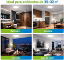 Plafon LED Redondo Moderna — Luz Decorativa 18/24/36/48W para Sala, Quarto e Cozinha | TAVARES HOME