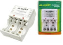 Kit de pilhas recarregáveis AA e AAA com carregador para equipamentos compatíveis
