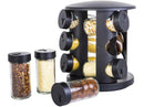 Kit com 10 porta-temperos de vidro Brinox para organização de temperos e condimentos na cozinha