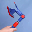 Kit mop mágico 2 em 1 com esponja e cabo extensível para limpeza de vidros, espelhos, janelas e azulejos