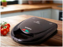 Sanduicheira Fast Grill Mondial S-12 Preta 750W — 220V | Grelha Rápida para Pães e Recheios | TAVARES HOME