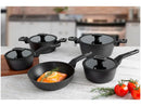 Jogo de Panelas Brinox Carbon Ceramic Life 5 Peças com Revestimento Cerâmico