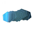 Espelho Decorativo Adesivo Hexagonal 3D Acrílico Autocolante para Parede Kit com 6 ou 12 Peças