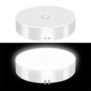 Luminária LED com Sensor de Movimento PIR Recarregável USB – Luz Noturna Sem Fio para Armários, Escadas e Corredores