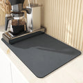 Tapete Super Absorvente para Secagem de Louças – Base Impermeável Antiderrapante para Cozinha e Cafeteira