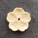 Incensário Flor de Cerejeira em Cerâmica – Porta Incenso Decorativo para Aromaterapia e Meditação