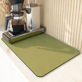 Tapete Super Absorvente para Secagem de Louças – Base Impermeável Antiderrapante para Cozinha e Cafeteira
