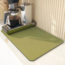 Tapete Super Absorvente para Secagem de Louças – Base Impermeável Antiderrapante para Cozinha e Cafeteira