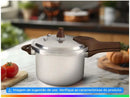 Panela de Pressão Brinox 4,2 Litros Vanilla Bege para Cozinha