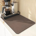 Tapete Super Absorvente para Secagem de Louças – Base Impermeável Antiderrapante para Cozinha e Cafeteira
