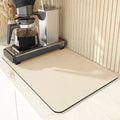 Tapete Super Absorvente para Secagem de Louças – Base Impermeável Antiderrapante para Cozinha e Cafeteira