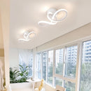 Luminária LED de Teto Moderna 3 Cores – Lustre Minimalista para Quarto, Sala de Jantar e Corredor