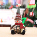 Boneco de Natal Decorativo com Papai Noel, Rena ou Boneco de Neve para Mesa e Casa