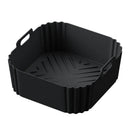 Forro de Silicone Reutilizável para Air Fryer 22,5cm – Cesto Antiaderente para Fritadeiras de 5 a 8QT