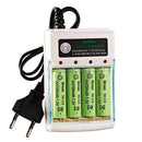Carregador de Pilhas AA e AAA Ni-MH Ni-CD 2 ou 4 Slots Bivolt 110V 220V