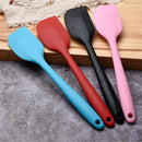 Espátula de Silicone 21cm com Cabo Longo – Misturador de Massas, Cremes e Confeitaria
