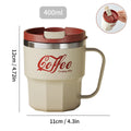 Caneca Térmica Inox 304 Parede Dupla com Alça – Copo Isolado para Café, Leite e Bebidas Quentes ou Frias