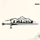 Quadro Metal Decorativo O Senhor dos Anéis – Arte de Parede Frodo e Sam | The Fellowship of the Ring