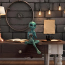 Estátua Decorativa Alien — Tema Ficção Científica para Mesinha, Estante e Adega | Presente Criativo | TAVARES HOME