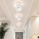 Luminária LED de Teto Moderna 3 Cores – Lustre Minimalista para Quarto, Sala de Jantar e Corredor