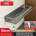 Organize Tudo com Prateleira de Alumínio para Temperos na Parede — Resistente a Ferrugem e Umidade (Para Banheiro e Cozinha) | TAVARES HOME
