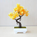 Decore com um Bonsai Artificial Pequeno: Planta Artificial em Vaso para Jardim Zen, Mesa e Sala — Sem Manutenção | TAVARES HOME