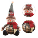 Boneco de Natal Decorativo com Papai Noel, Rena ou Boneco de Neve para Mesa e Casa