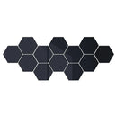 Espelho Decorativo Adesivo Hexagonal 3D Acrílico Autocolante para Parede Kit com 6 ou 12 Peças