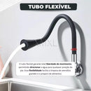Torneira Gourmet de Parede com Mangueira Flexível Cromada