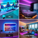 Fita LED RGB USB com Controle Remoto – Iluminação Decorativa Flexível para Quarto, TV e Ambientes