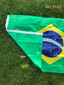 Bandeira do Brasil 90x150cm – Banner Decorativo Nacional para Eventos, Festas e Ambientes