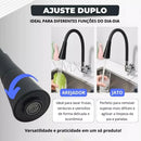 Torneira Gourmet de Parede com Mangueira Flexível Cromada
