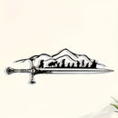 Quadro Metal Decorativo O Senhor dos Anéis – Arte de Parede Frodo e Sam | The Fellowship of the Ring