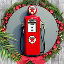 Placa Decorativa Vintage Texaco Gas Pump – Arte Retrô em Metal para Parede e Ambientes Estilosos
