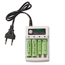 Carregador de Pilhas AA e AAA Ni-MH Ni-CD 2 ou 4 Slots Bivolt 110V 220V